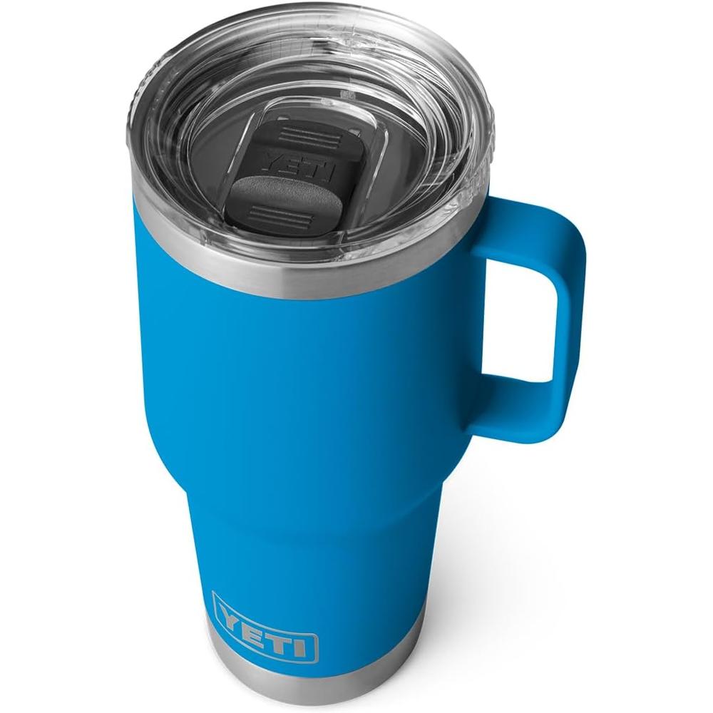 YETI RAMBLER VASO DE 30 OZ DE ACERO INOXIDABLE Y TAPA STRONGHOLD | AZUL - 1