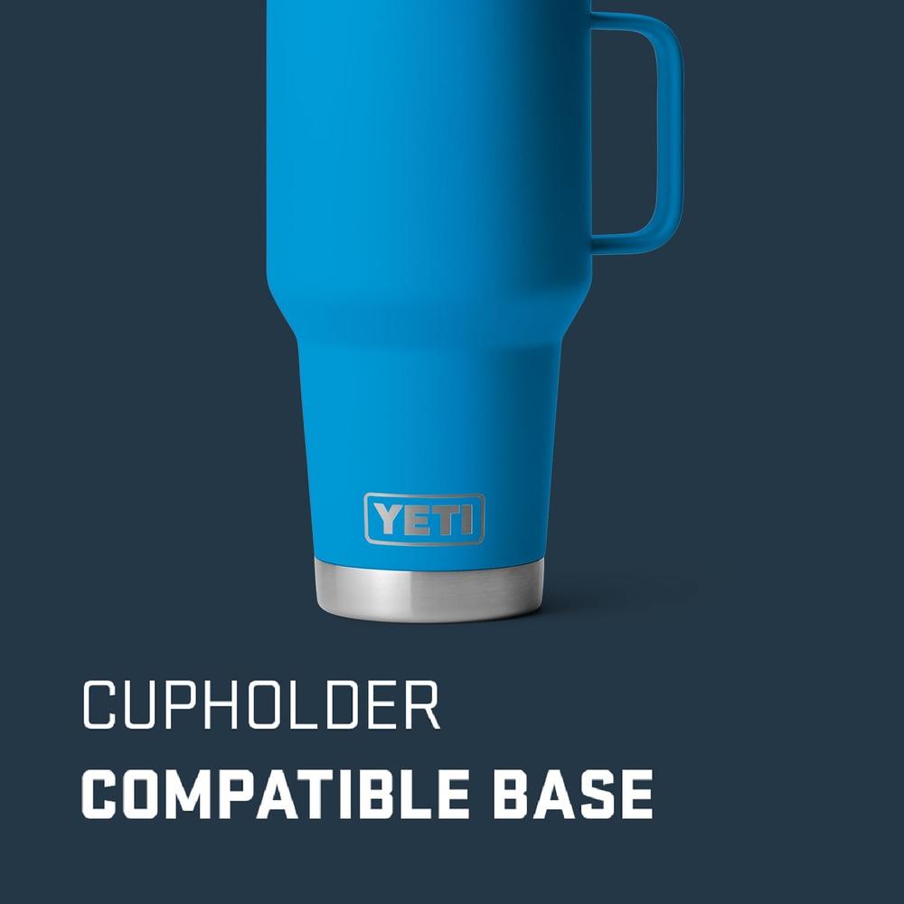YETI RAMBLER VASO DE 30 OZ DE ACERO INOXIDABLE Y TAPA STRONGHOLD | AZUL - 3