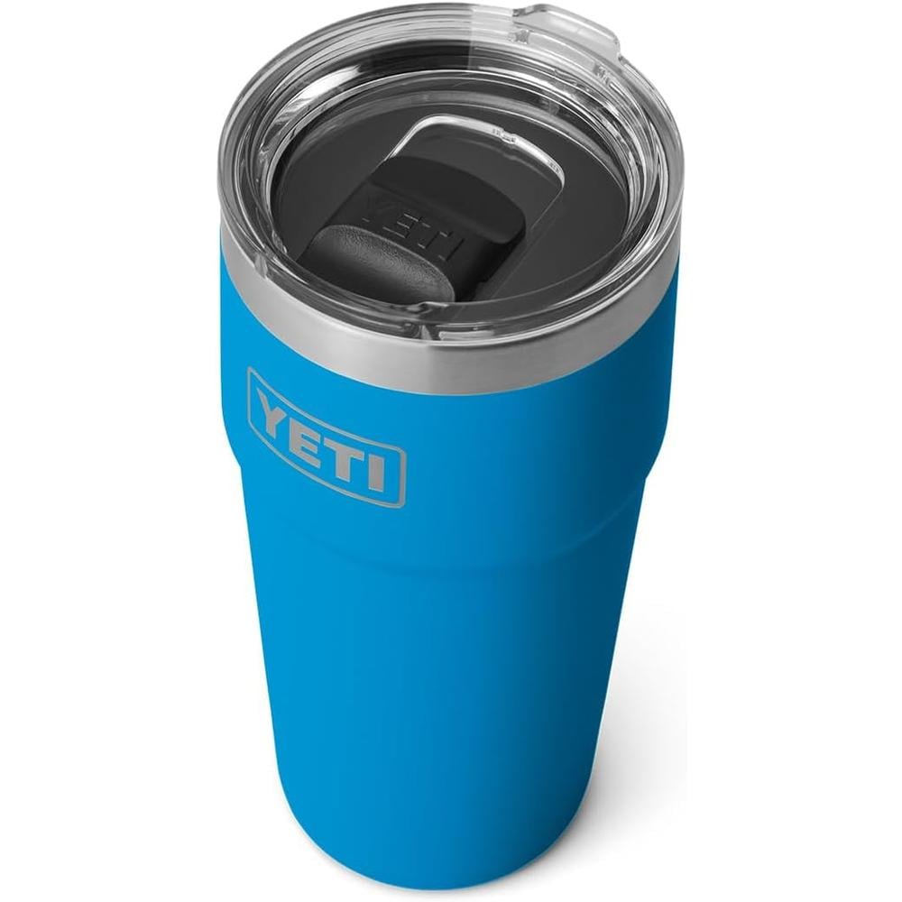 YETI RAMBLER VASO DE 20 OZ DE ACERO INOXIDABLE Y TAPA MAGSLIDER | AZUL - 1