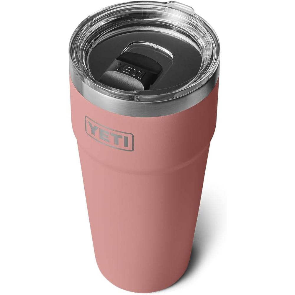 YETI RAMBLER VASO DE 30 OZ DE ACERO INOXIDABLE CON TAPA MAGSLIDER | PALO ROSA - 1