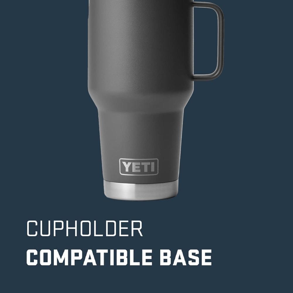 YETI RAMBLER VASO DE 30 OZ DE ACERO INOXIDABLE Y TAPA STRONGHOLD | CARBÓN - 2