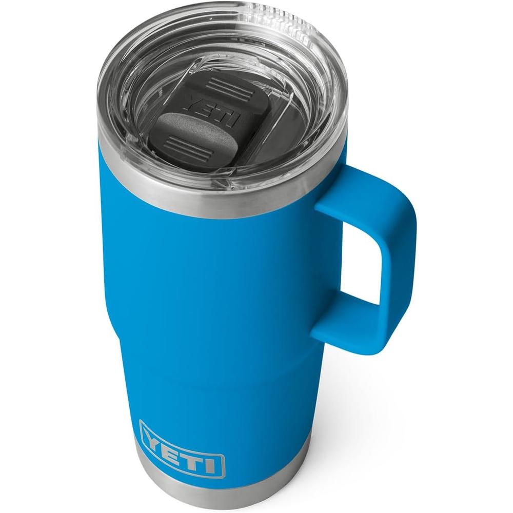 YETI RAMBLER VASO DE 20 OZ DE ACERO INOXIDABLE Y TAPA STRONGHOLD | AZUL - 1