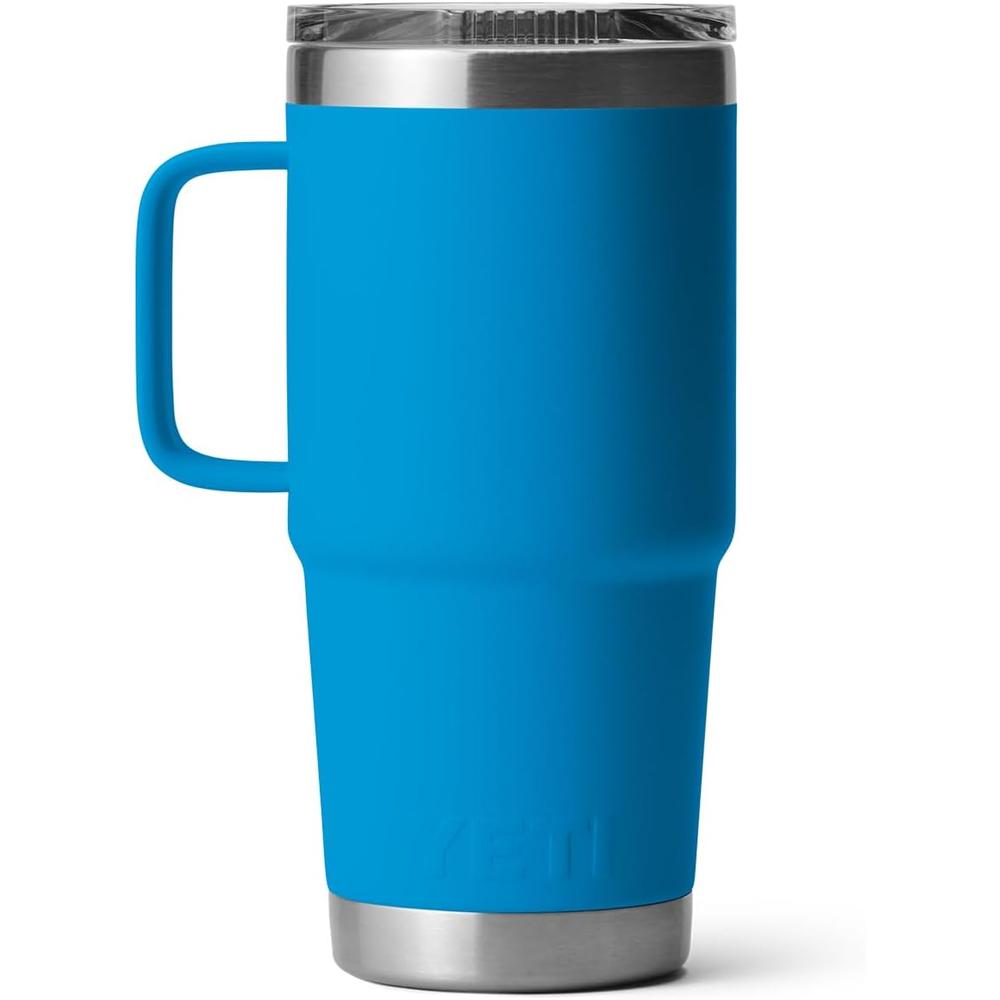 YETI RAMBLER VASO DE 20 OZ DE ACERO INOXIDABLE Y TAPA STRONGHOLD | AZUL - 6