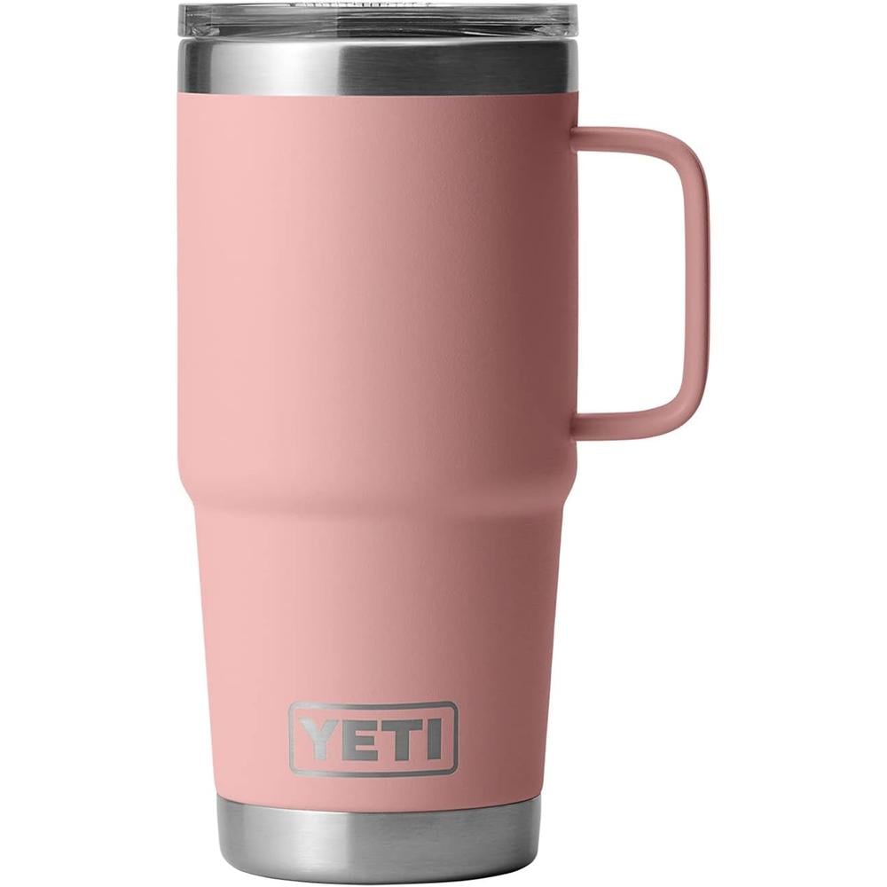 YETI RAMBLER VASO DE 20 OZ DE ACERO INOXIDABLE Y TAPA STRONGHOLD | PALO ROSA - 3