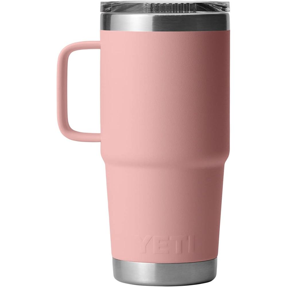 YETI RAMBLER VASO DE 20 OZ DE ACERO INOXIDABLE Y TAPA STRONGHOLD | PALO ROSA - 5