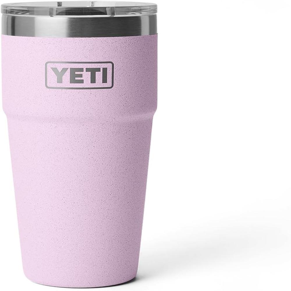 YETI RAMBLER VASO DE 20 OZ DE ACERO INOXIDABLE Y TAPA MAGSLIDER | ROSA BEBÉ - 3