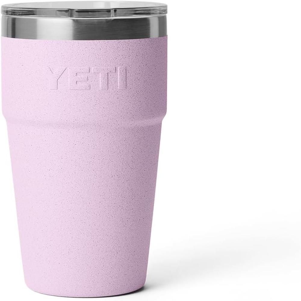 YETI RAMBLER VASO DE 20 OZ DE ACERO INOXIDABLE Y TAPA MAGSLIDER | ROSA BEBÉ - 5