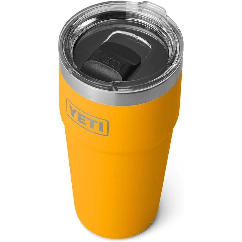 YETI RAMBLER VASO DE 20 OZ DE ACERO INOXIDABLE Y TAPA MAGSLIDER | ANARANJADO - 1