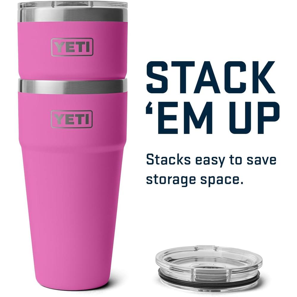 YETI RAMBLER VASO DE 30 OZ DE ACERO INOXIDABLE CON TAPA MAGSLIDER | FUCSIA - 6