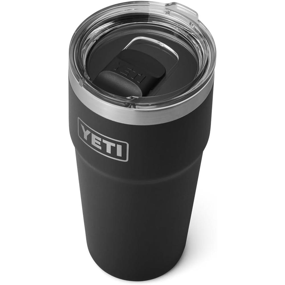 YETI RAMBLER VASO DE 20 OZ DE ACERO INOXIDABLE Y TAPA MAGSLIDER | NEGRO - 1