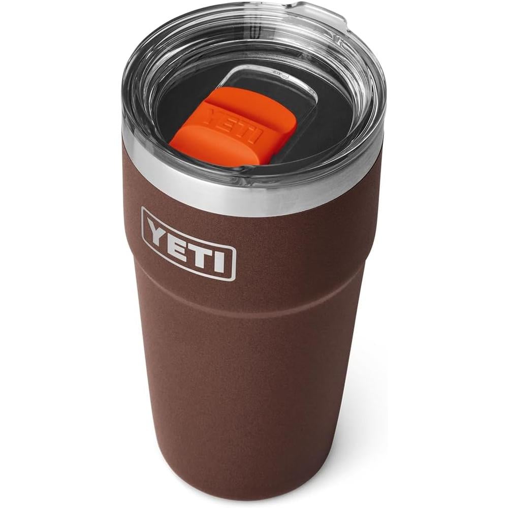 YETI RAMBLER VASO DE 20 OZ DE ACERO INOXIDABLE Y TAPA MAGSLIDER | MARRÓN - 1