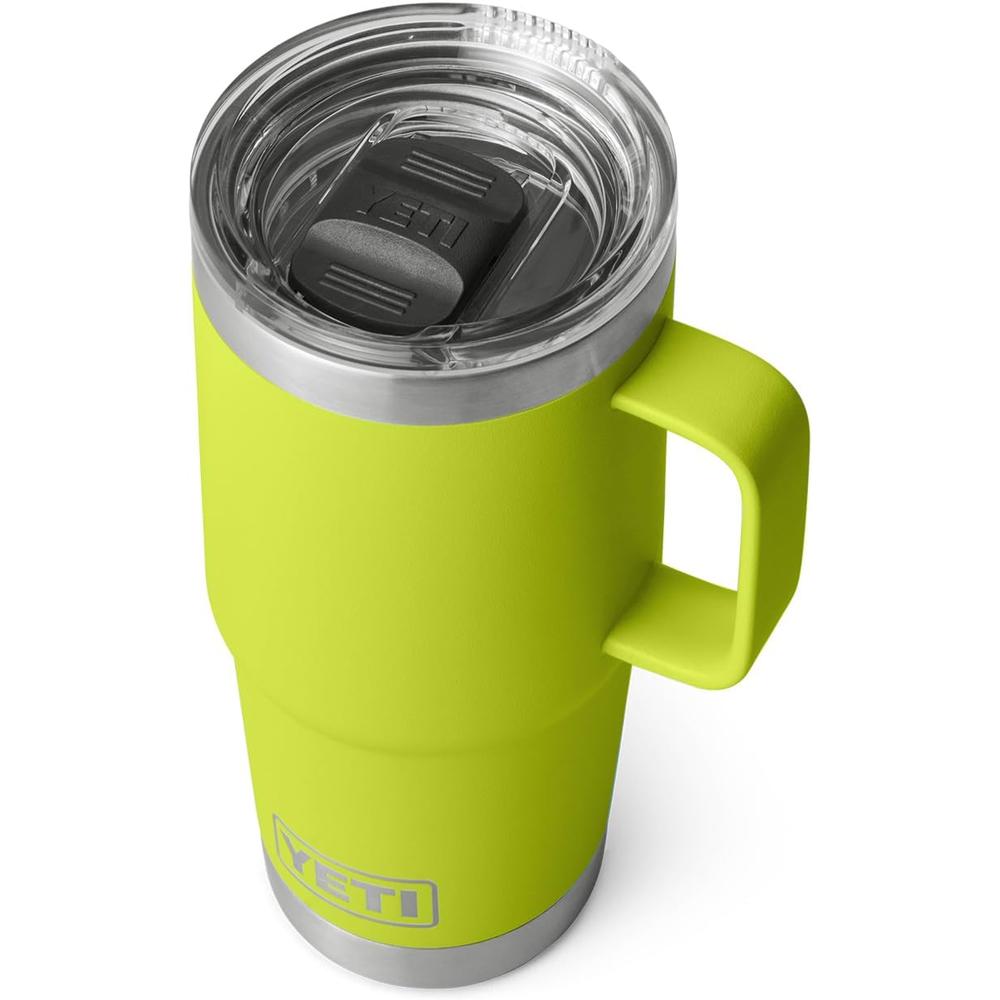 YETI RAMBLER VASO DE 20 OZ DE ACERO INOXIDABLE Y TAPA STRONGHOLD | VERDE LIMA - 1