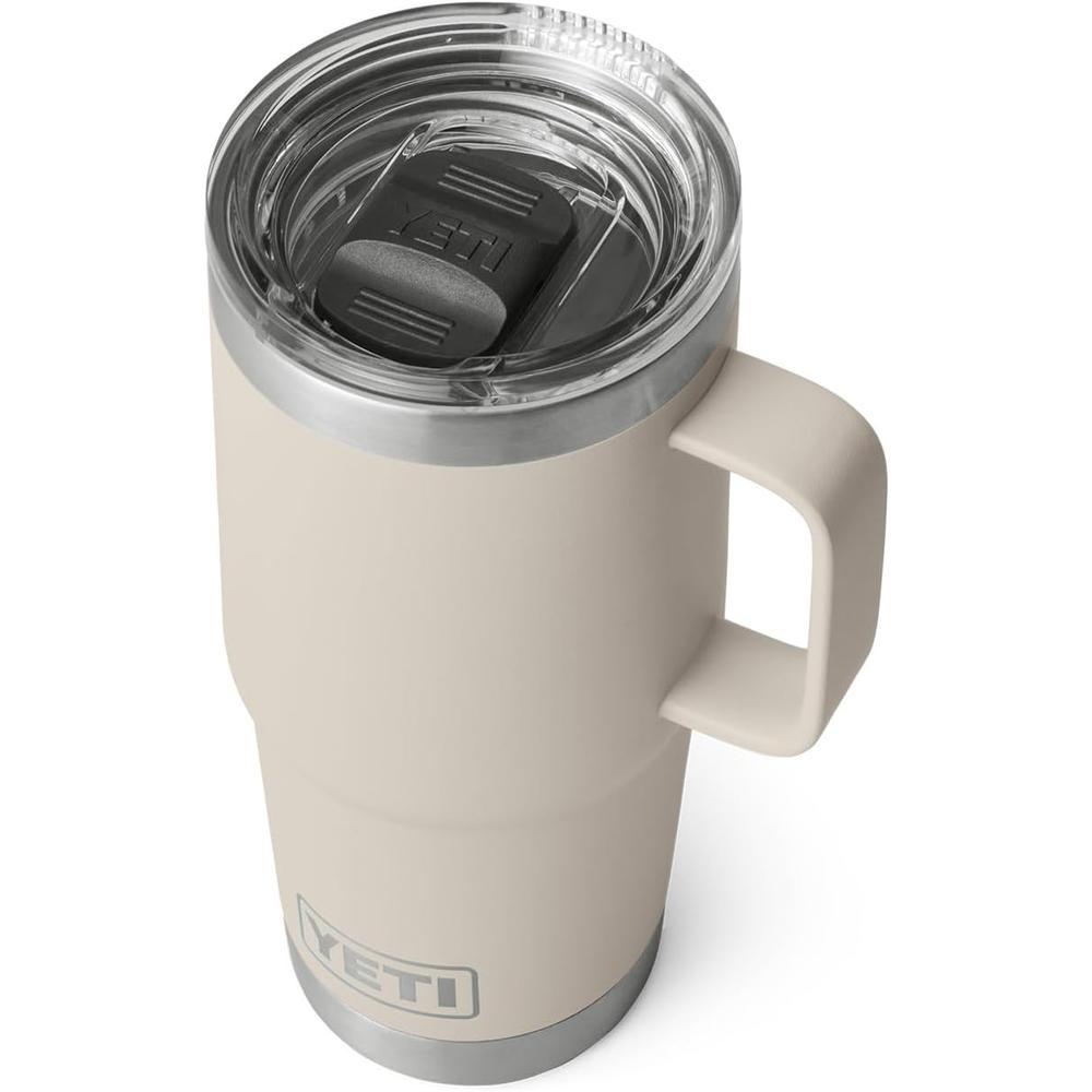 YETI RAMBLER VASO DE 20 OZ DE ACERO INOXIDABLE Y TAPA STRONGHOLD | BEIGE - 1