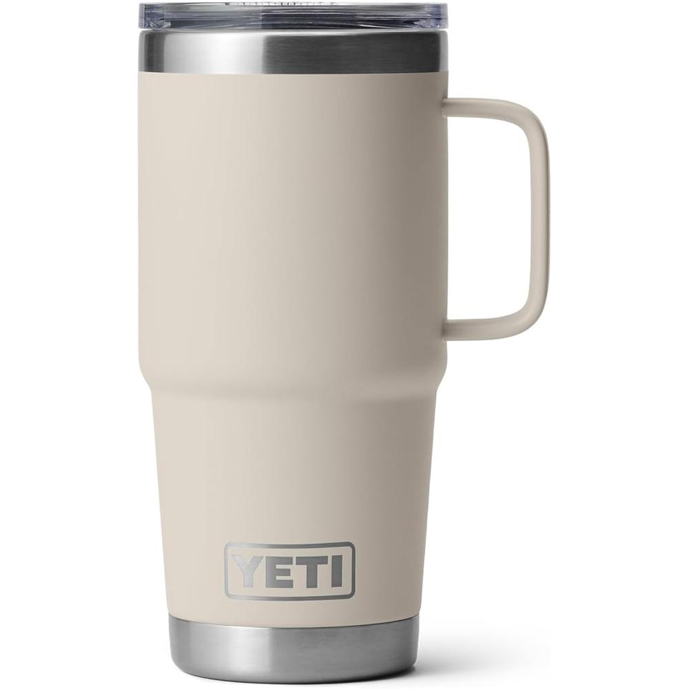 YETI RAMBLER VASO DE 20 OZ DE ACERO INOXIDABLE Y TAPA STRONGHOLD | BEIGE - 4