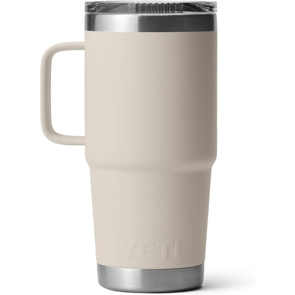 YETI RAMBLER VASO DE 20 OZ DE ACERO INOXIDABLE Y TAPA STRONGHOLD | BEIGE - 6