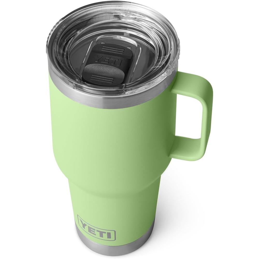 YETI RAMBLER VASO DE 30 OZ DE ACERO INOXIDABLE Y TAPA STRONGHOLD | VERDE LIMÓN - 1