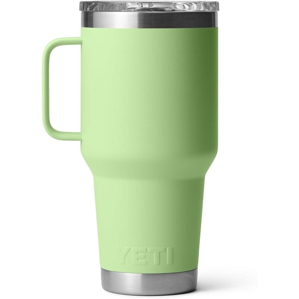 YETI RAMBLER VASO DE 30 OZ DE ACERO INOXIDABLE Y TAPA STRONGHOLD | VERDE LIMÓN - 4