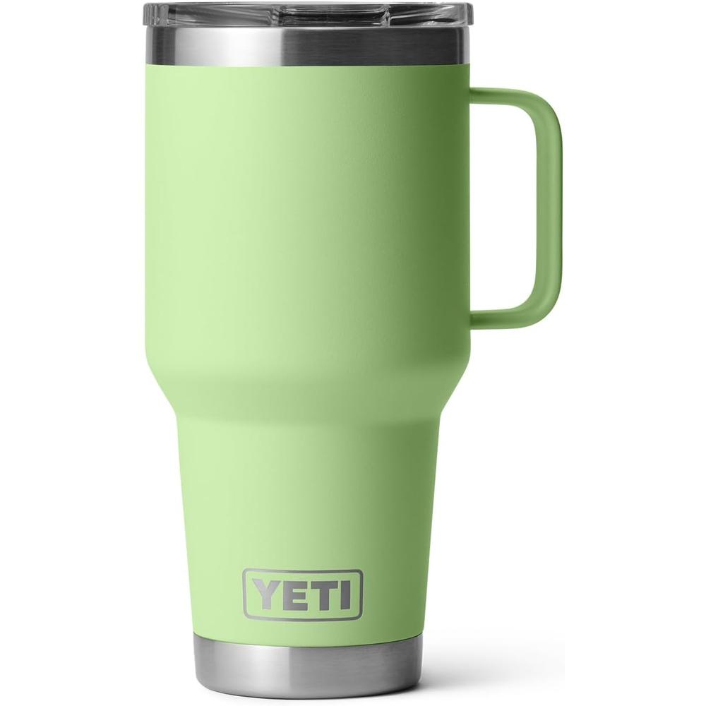 YETI RAMBLER VASO DE 30 OZ DE ACERO INOXIDABLE Y TAPA STRONGHOLD | VERDE LIMÓN - 6