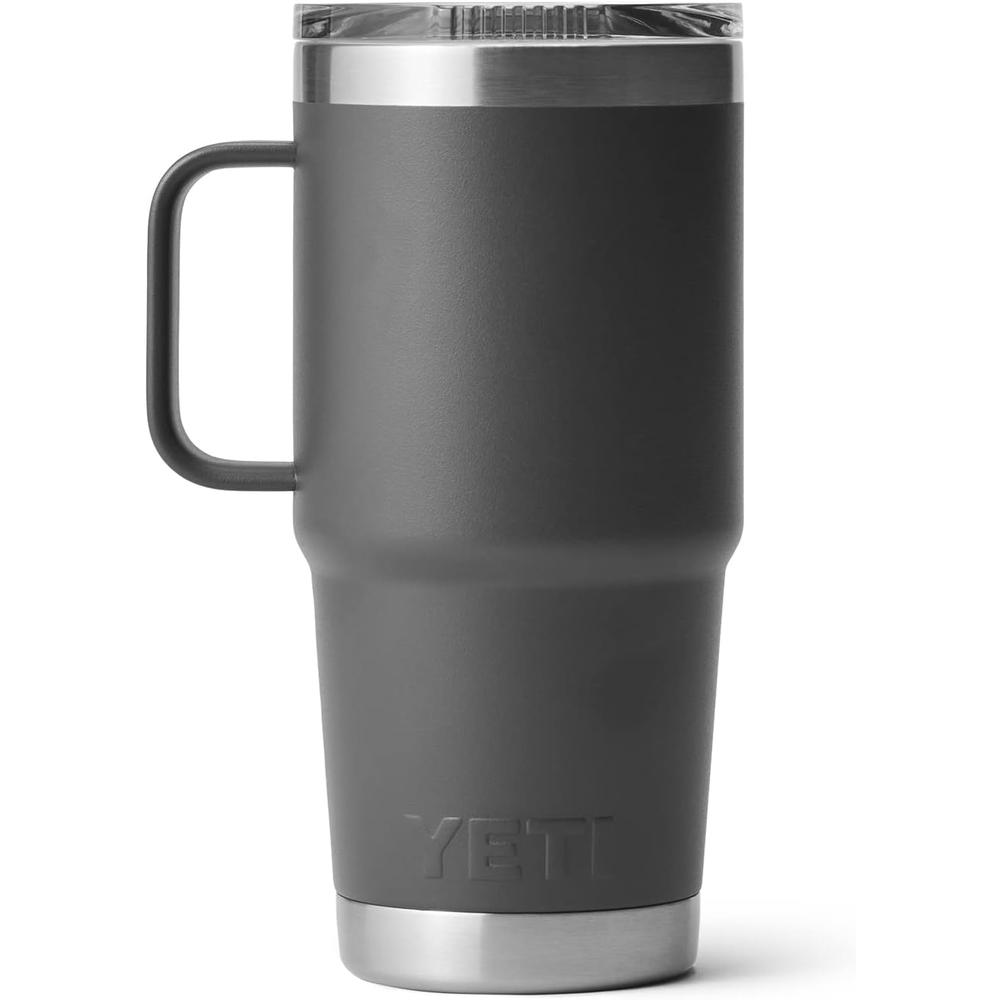 YETI RAMBLER VASO DE 20 OZ DE ACERO INOXIDABLE Y TAPA STRONGHOLD | CARBÓN - 3