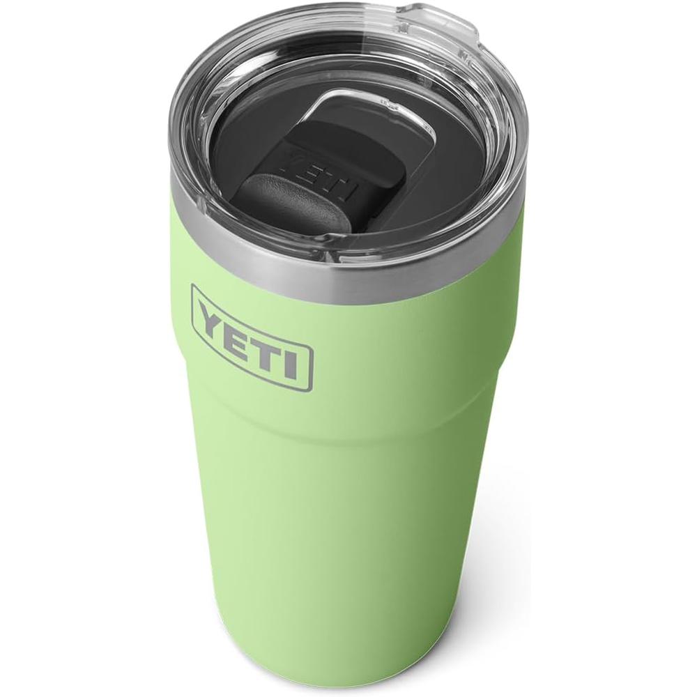 YETI RAMBLER VASO DE 20 OZ DE ACERO INOXIDABLE Y TAPA MAGSLIDER | VERDE LIMÓN - 1