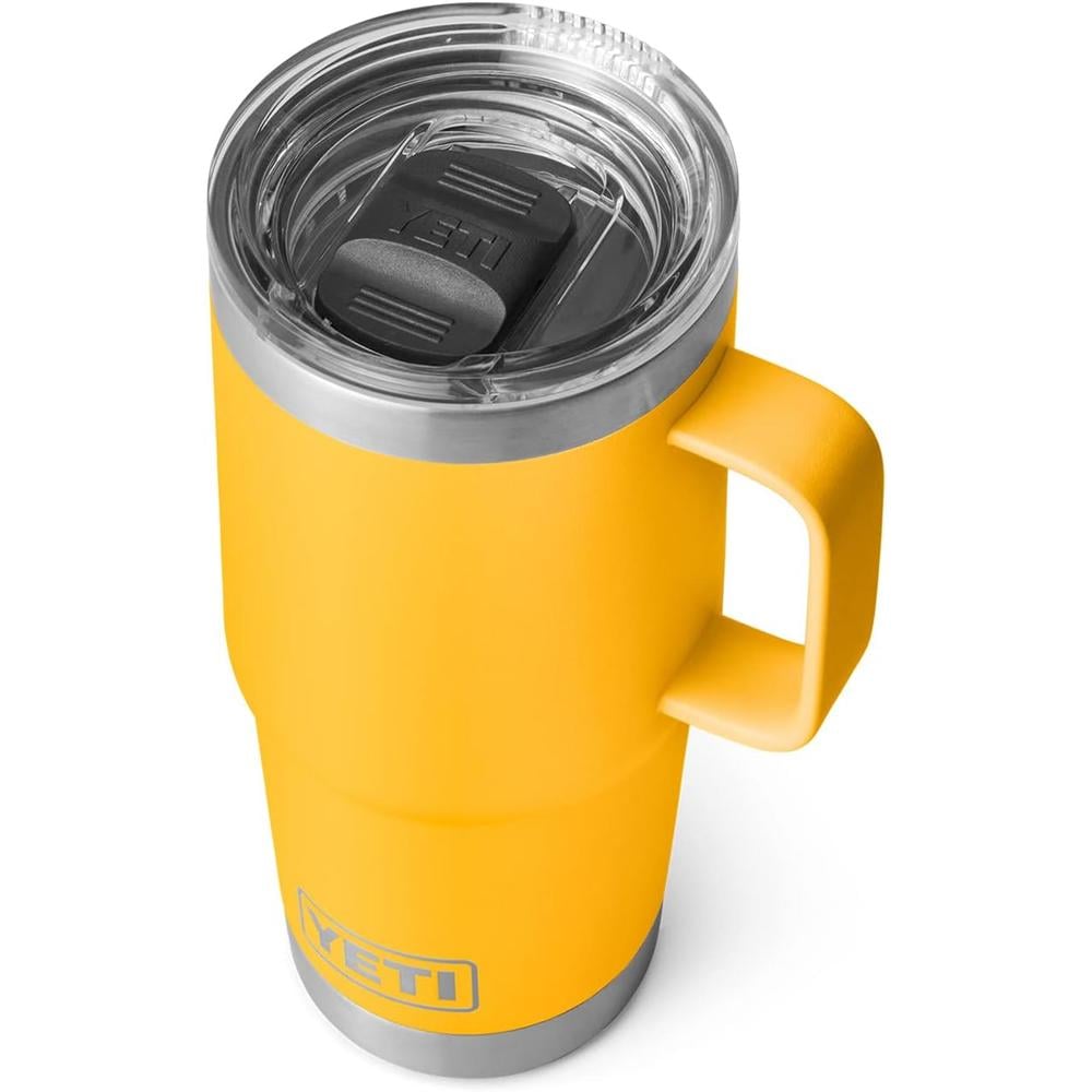 YETI RAMBLER VASO DE 20 OZ DE ACERO INOXIDABLE Y TAPA STRONGHOLD | AMARILLO - 1