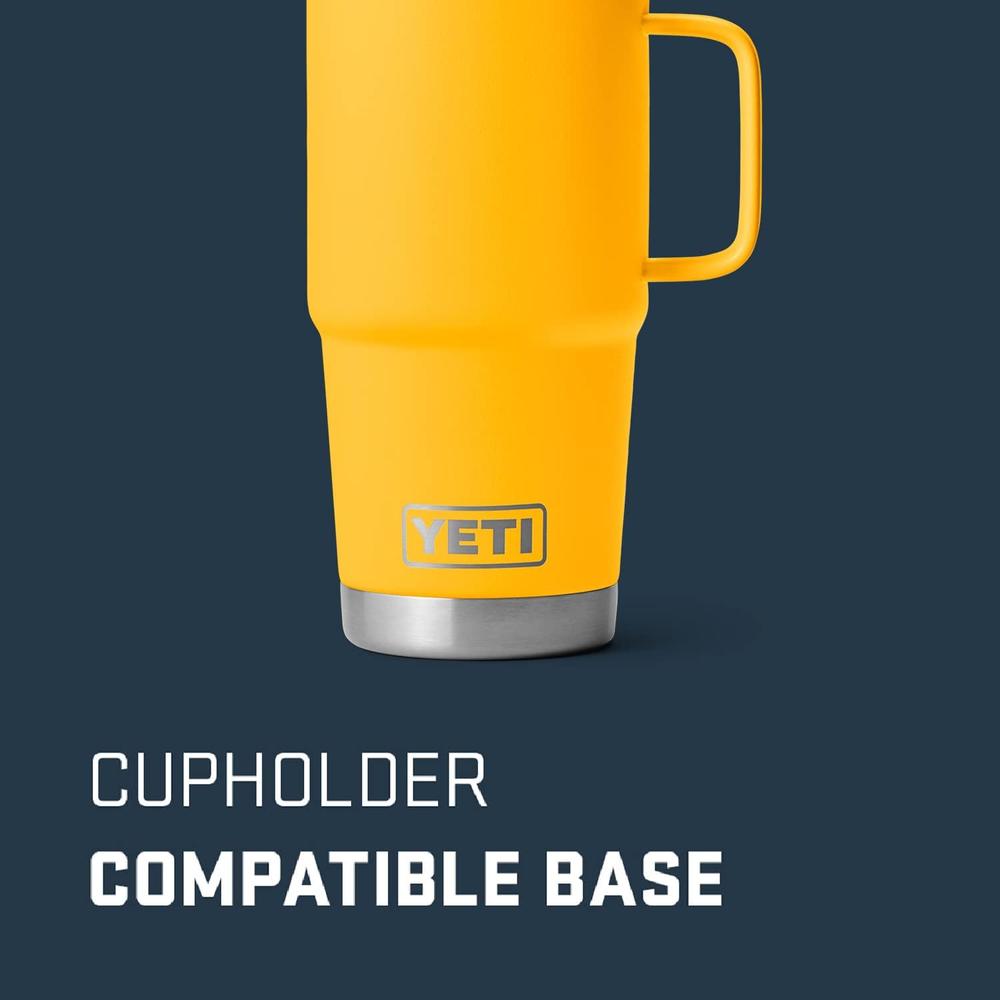 YETI RAMBLER VASO DE 20 OZ DE ACERO INOXIDABLE Y TAPA STRONGHOLD | AMARILLO - 2