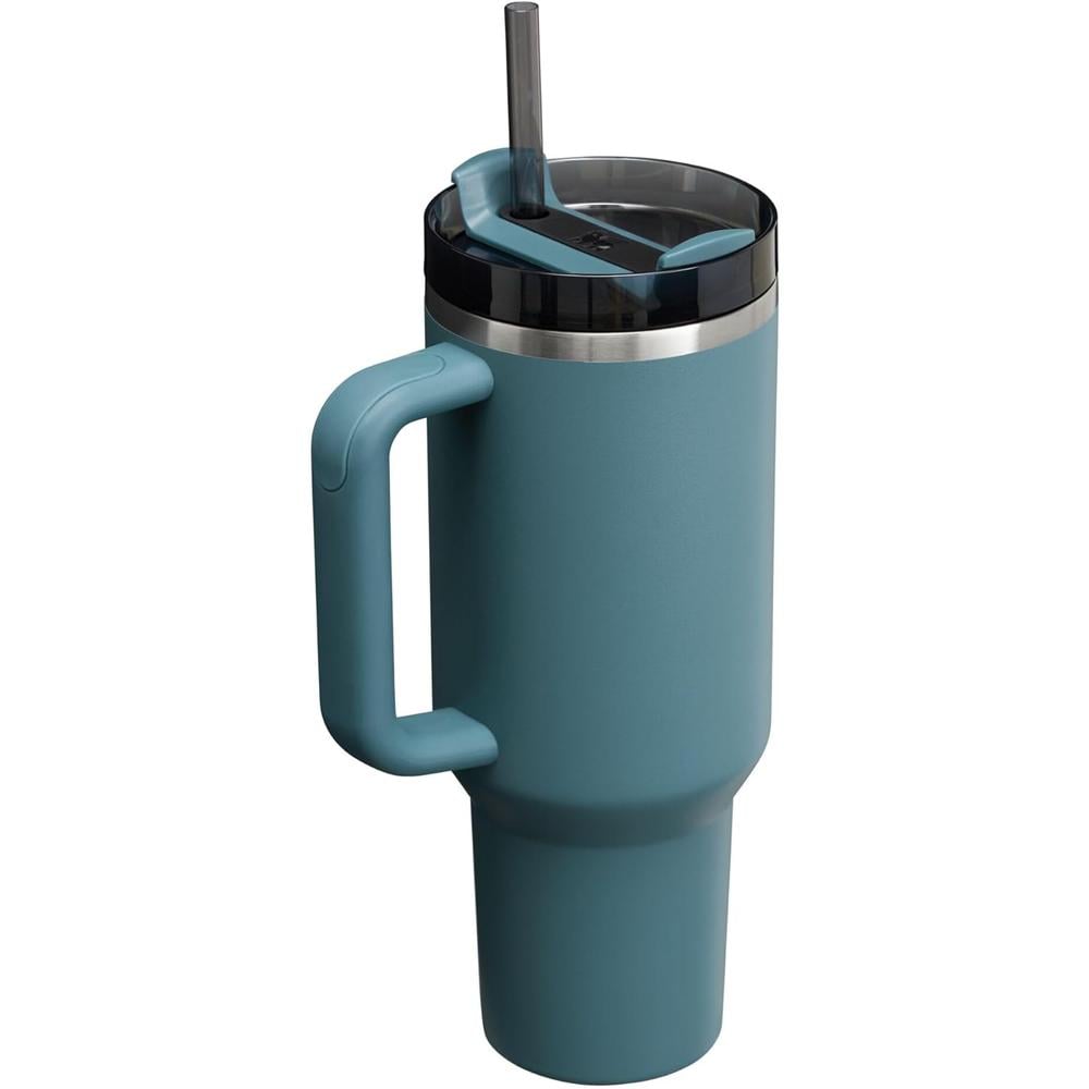 STANLEY QUENCHER H2.0 TUMBLER CON ASA Y PAJILLA 40 OZ | BLUE (SPRUCE) - 2