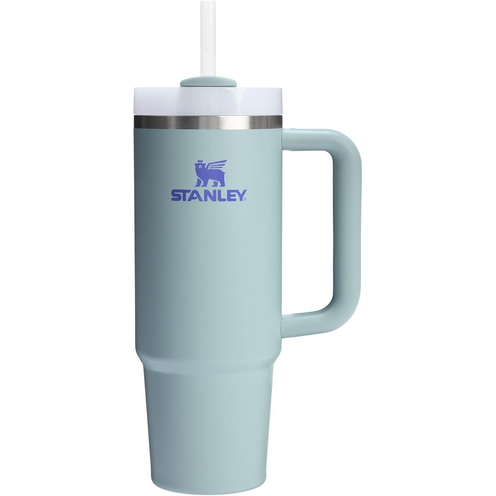 STANLEY QUENCHER H2.0 TUMBLER CON ASA Y PAJILLA 30 OZ | EXCLUSIVE BLUE CACTUS - 1