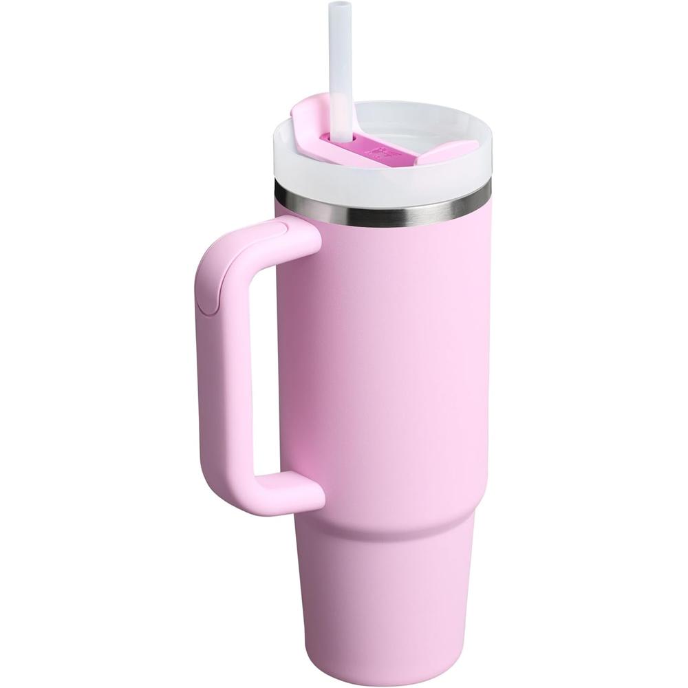 STANLEY QUENCHER H2.0 TUMBLER CON ASA Y PAJILLA 30 OZ | CHERRY BLOSSOM - 3