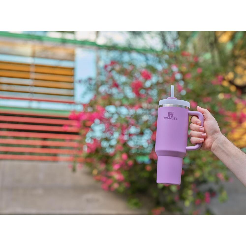 STANLEY QUENCHER H2.0 TUMBLER CON ASA Y PAJILLA 40 OZ | LILAC - 6