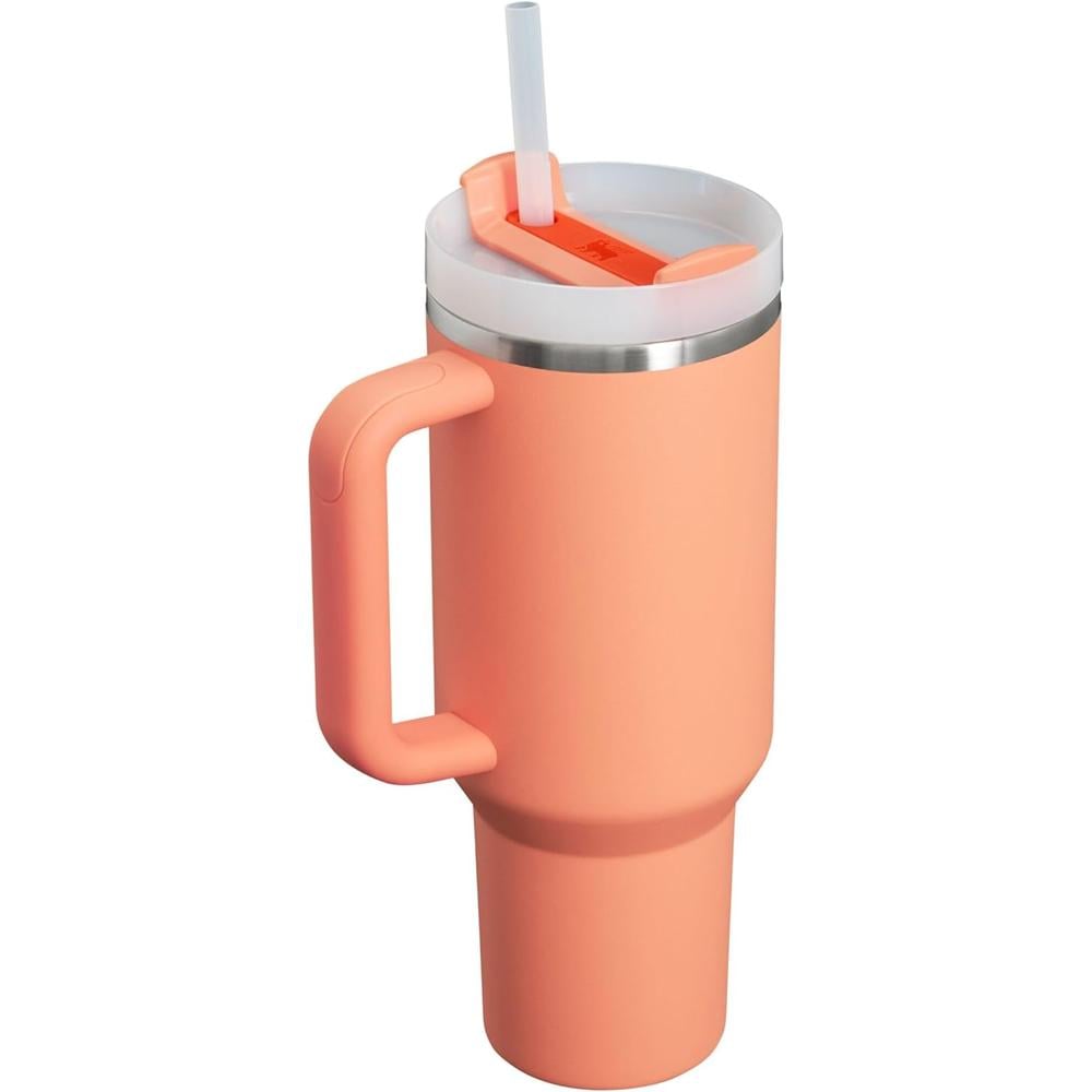 STANLEY QUENCHER H2.0 TUMBLER CON ASA Y PAJILLA 40 OZ | NECTARINE - 2