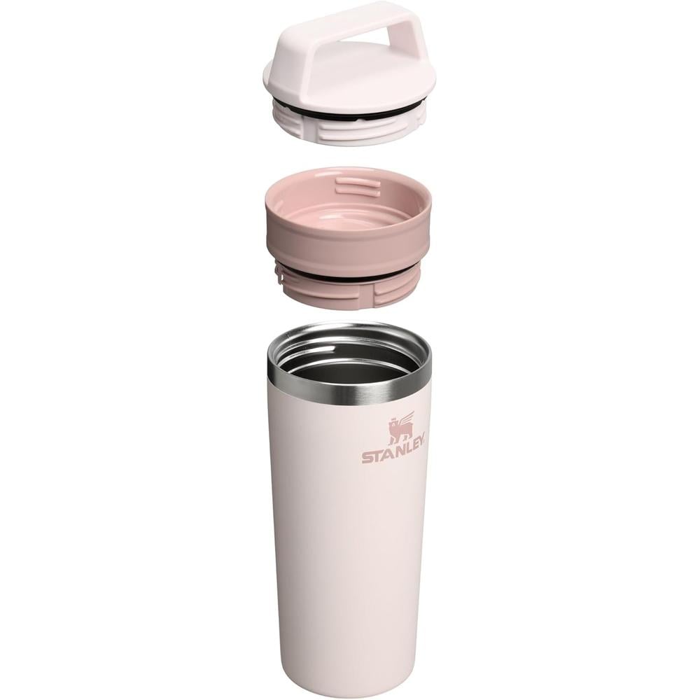 STANLEY CAFÉ TO GO TRAVEL MUG – TAZA DE VIAJE AISLADA 16 OZ | ROSE QUARTZ - 3