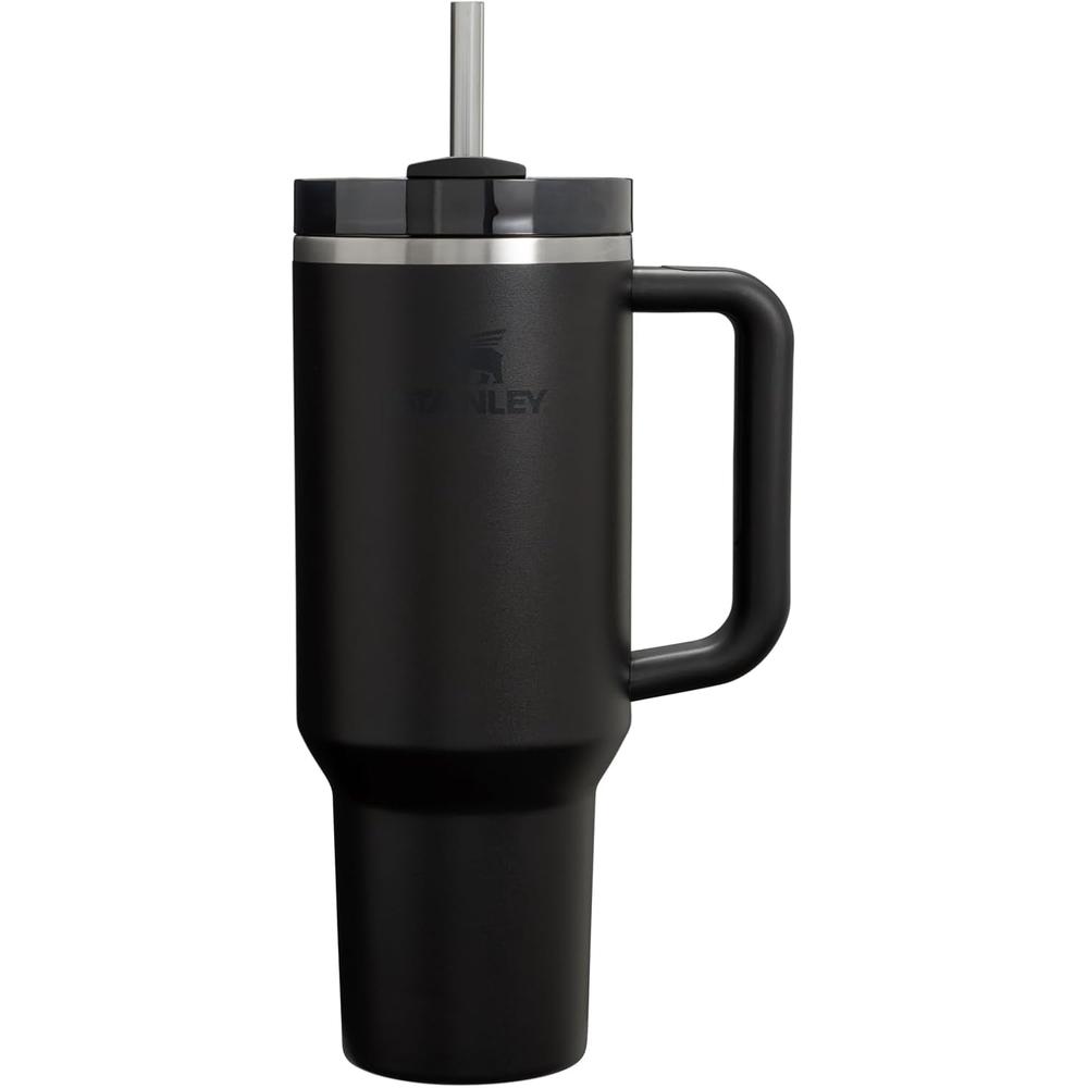STANLEY QUENCHER H2.0 TUMBLER CON ASA Y PAJILLA 40 OZ | BLACK 2.0 - 1