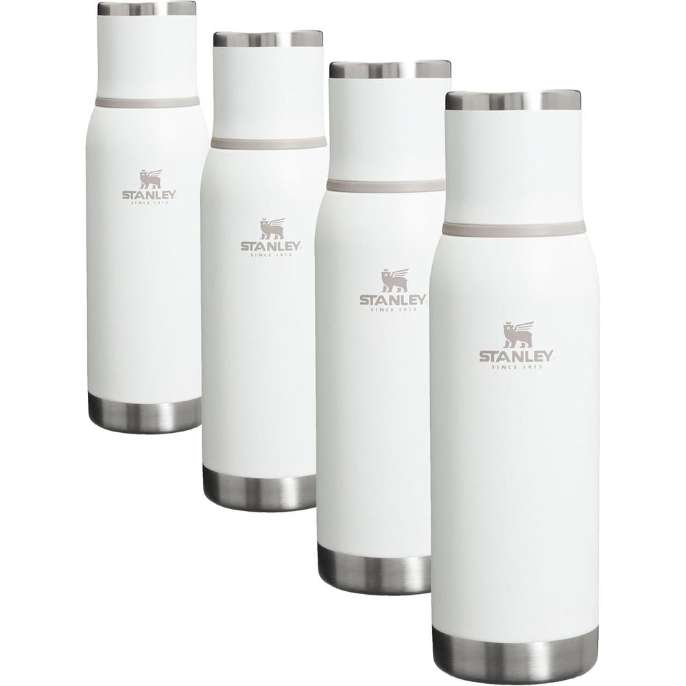 STANLEY ADVENTURE TO GO – VASO DE VIAJE AISLADO 25 OZ (PAQUETE DE 4) | FROST WHITE - 1