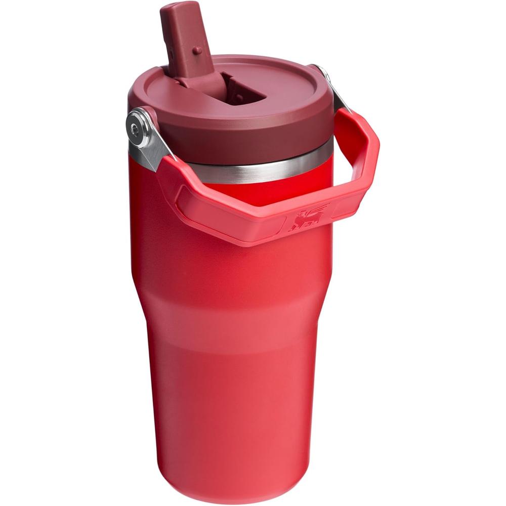 STANLEY ICEFLOW 2.0 FLIP STRAW TUMBLER WITH HANDLE 20 OZ | RED (CHILI RED) - 3