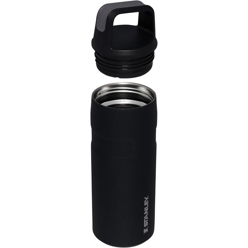 STANLEY – BOTELLA DE AGUA ICEFLOW™ CAP Y CARRY - 16OZ | BLACK GLOSS - 3