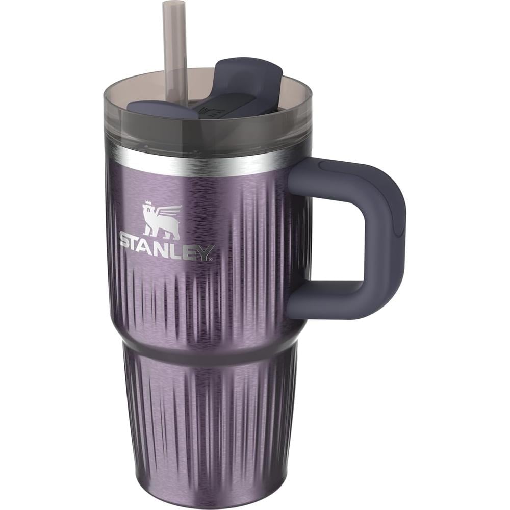 STANLEY QUENCHER H2.0 TUMBLER CON ASA Y PAJILLA 20 OZ | STREAKED WISTERIA GLOSS - 2
