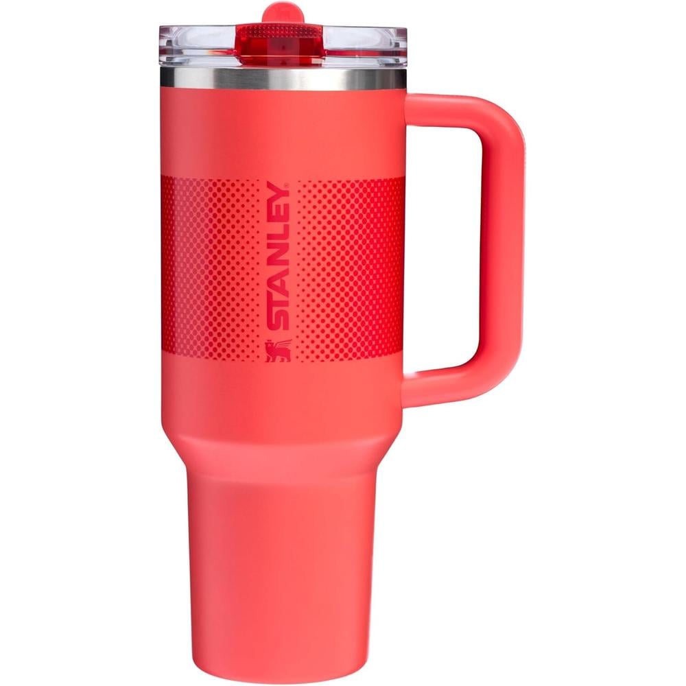 STANLEY QUENCHER PROTOUR FLIP STRAW 40 OZ | HOT CORAL FADE - 1
