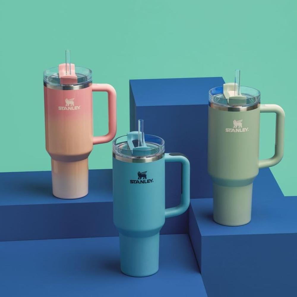 STANLEY QUENCHER H2.0 TUMBLER CON ASA Y PAJILLA 40 OZ | SUMMER AGAVE - 5