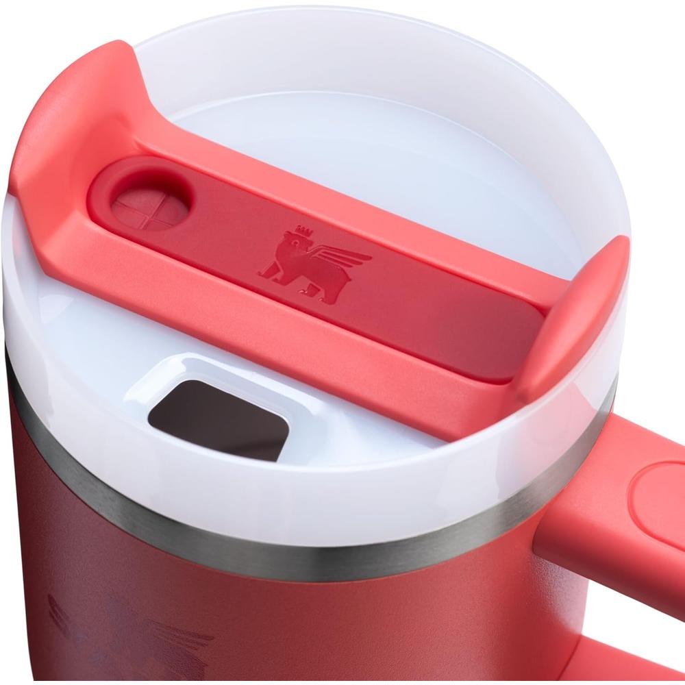 STANLEY QUENCHER H2.0 TUMBLER CON ASA Y PAJILLA 20 OZ | HOT CORAL - 2