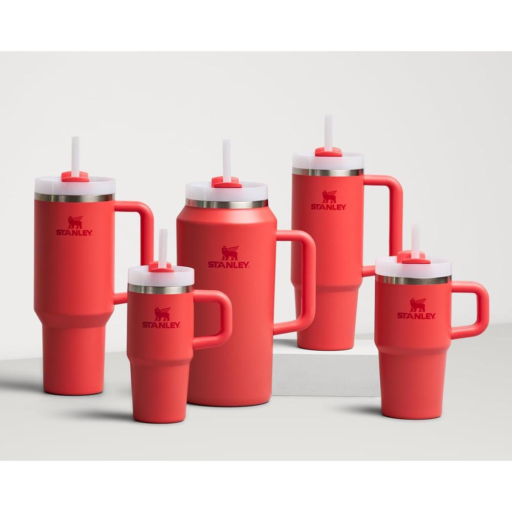 STANLEY QUENCHER H2.0 TUMBLER CON ASA Y PAJILLA 20 OZ | HOT CORAL - 6