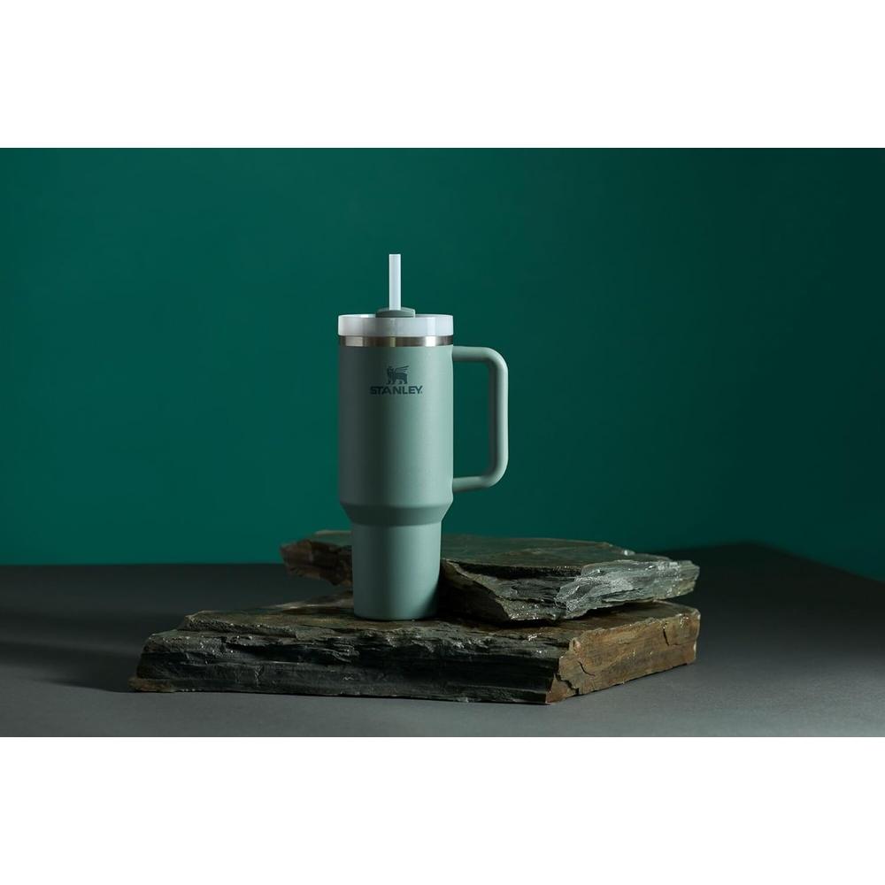 STANLEY QUENCHER H2.0 TUMBLER CON PAJILLA 40 OZ - FLOWSTATE DE 3 POSICIONES | SHALE - 6