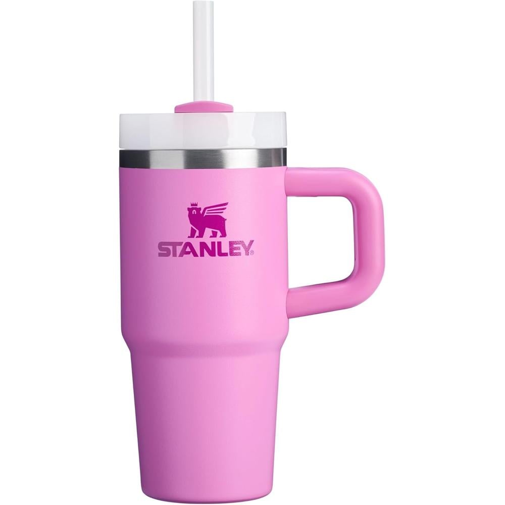 STANLEY QUENCHER H2.0 TUMBLER CON ASA Y PAJILLA 14 OZ | PEONY - 1