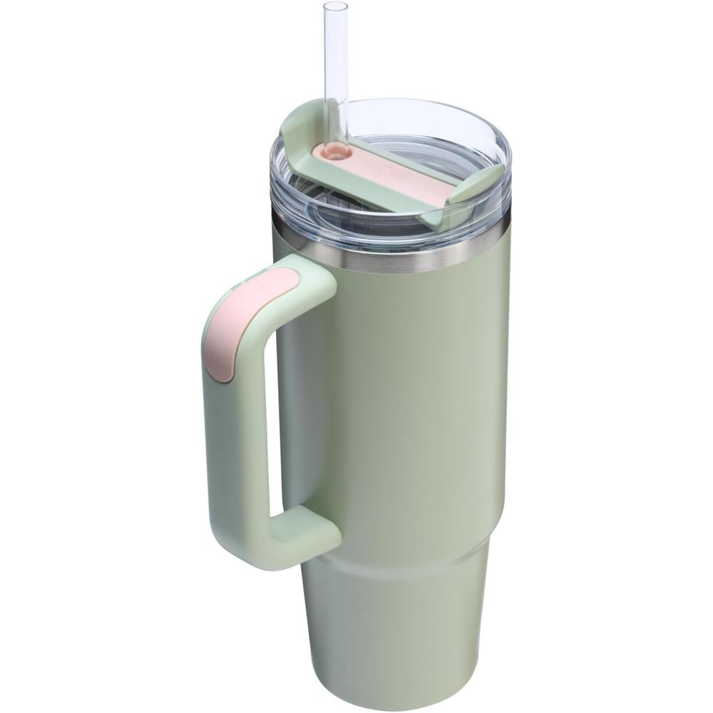 STANLEY QUENCHER H2.0 TUMBLER CON ASA Y PAJILLA 30 OZ | SUMMER LICHEN - 3