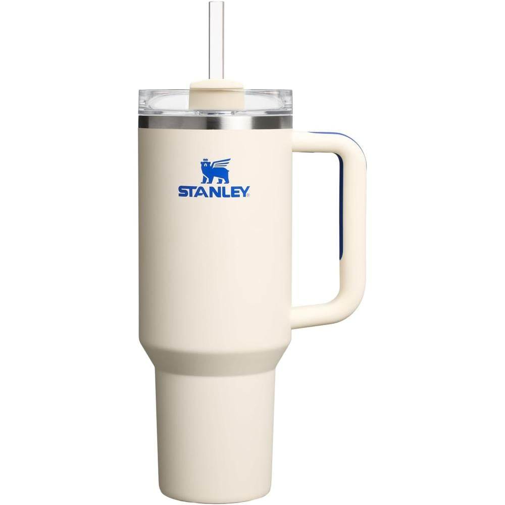 STANLEY QUENCHER H2.0 TUMBLER CON ASA Y PAJILLA 40 OZ | OASIS ROYAL CREAM - 1