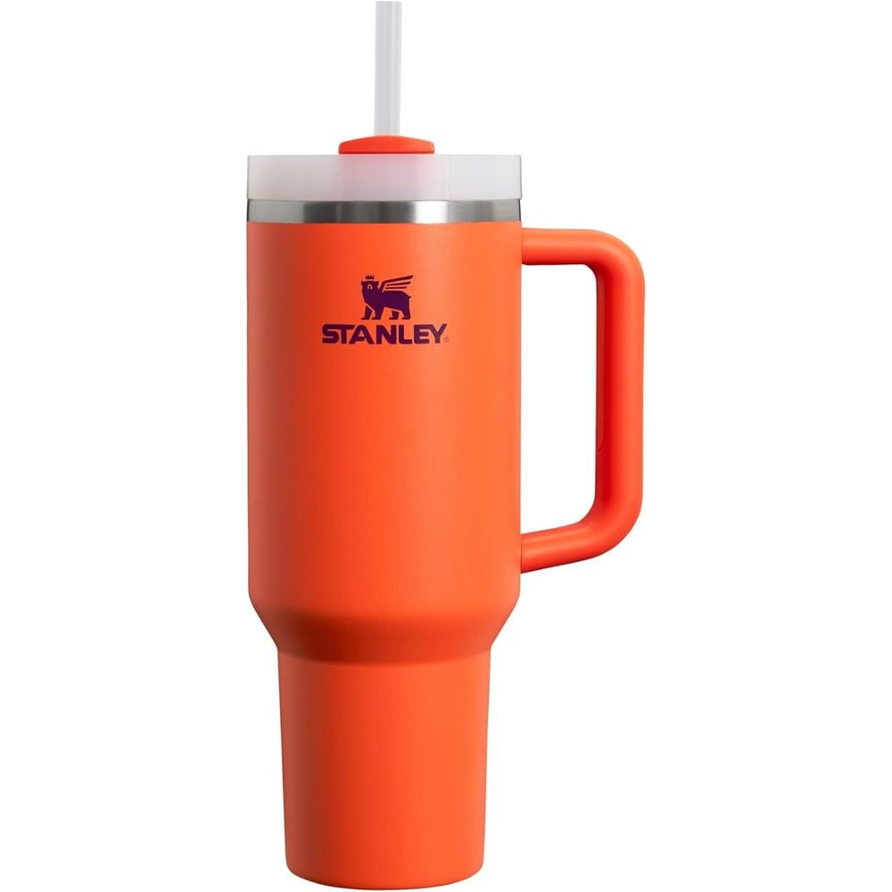 STANLEY QUENCHER H2.0 TUMBLER CON ASA Y PAJILLA 40 OZ | PLUM TIGERLILY - 1