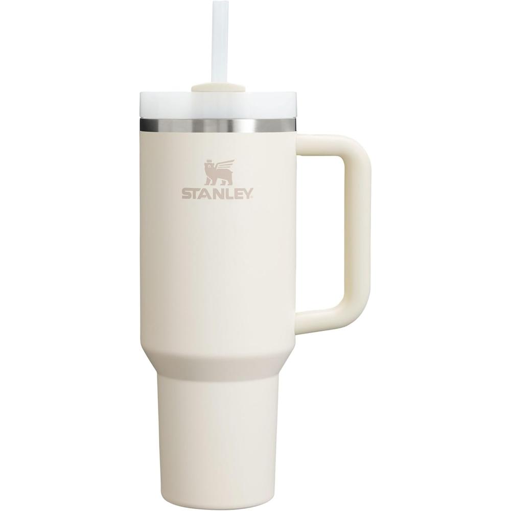 STANLEY QUENCHER H2.0 TUMBLER CON ASA Y PAJILLA 40 OZ | CREAM 2.0 - 1