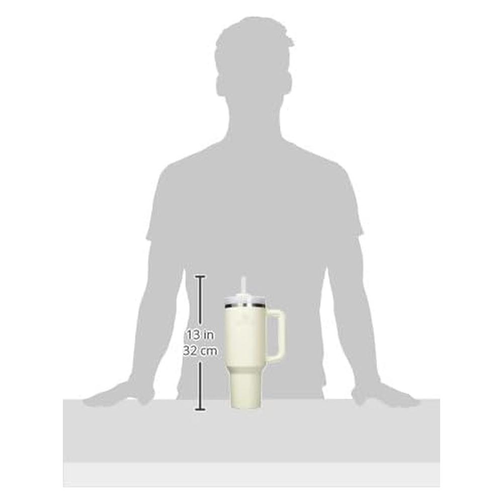 STANLEY QUENCHER H2.0 TUMBLER CON ASA Y PAJILLA 40 OZ | CREAM 2.0 - 4