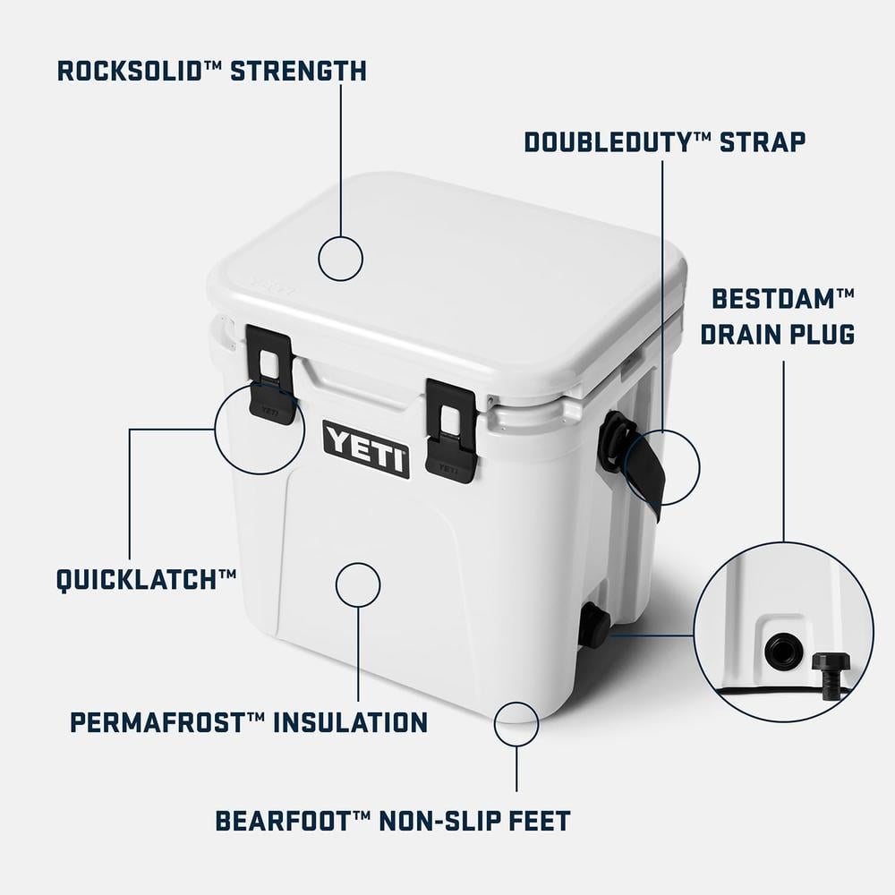 YETI ROADIE 24 2.0 COOLER DURO CON CORREA DE HOMBRO | BLANCO - 2