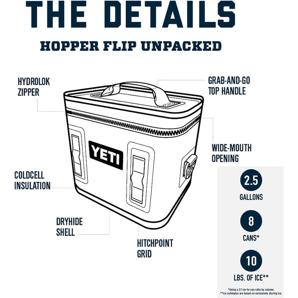 YETI HOPPER FLIP 8 COOLER PORTÁTIL | LILA - 2